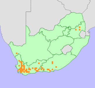Distribution map