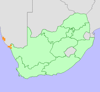 Distribution map