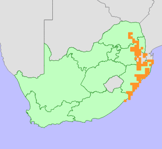 Distribution map
