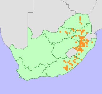 Distribution map