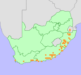 Distribution map