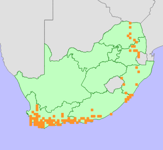 Distribution map