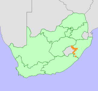 Distribution map