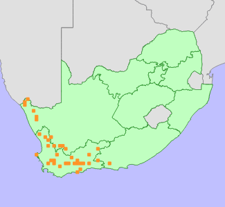 Distribution map