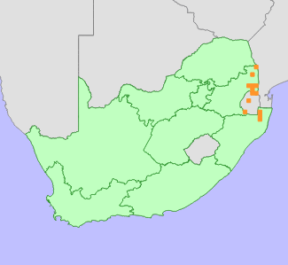 Distribution map