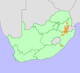 Distribution map
