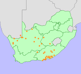 Distribution map