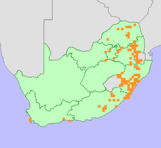 Distribution map