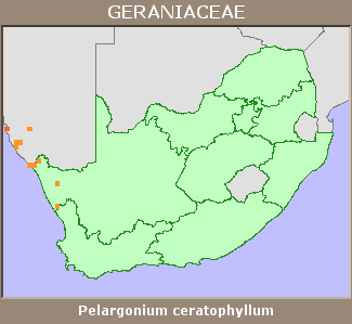 Distribution map