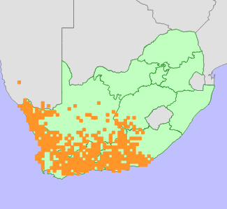 Distribution map