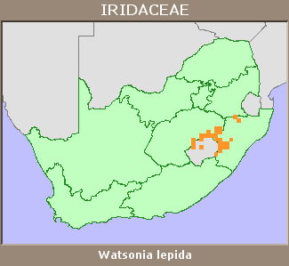 Distribution map