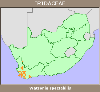 Distribution map