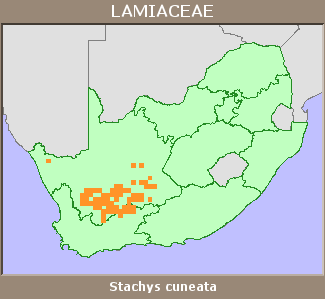 Distribution map
