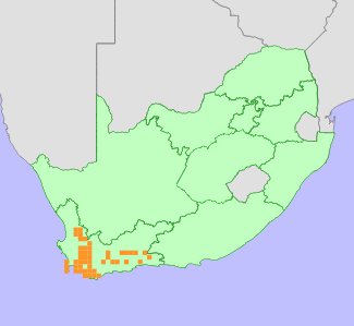Distribution map