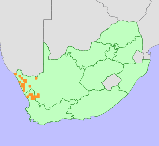 Distribution map