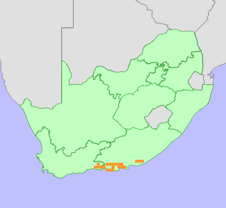 Distribution map