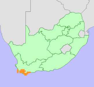 Distribution map