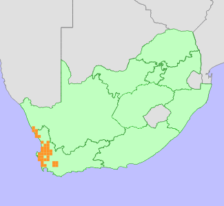 Distribution map