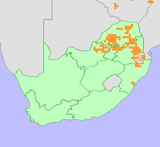 Distribution map