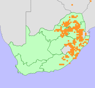 Distribution map