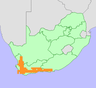 Distribution map