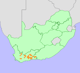 Distribution map