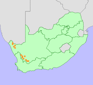 Distribution map