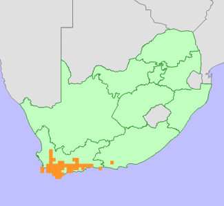Distribution map