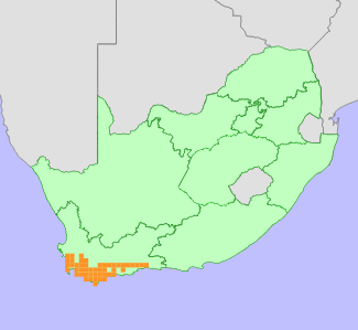 Distribution map