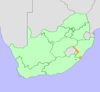 Distribution map