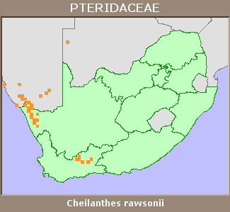 Distribution map