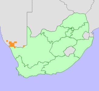 Distribution map