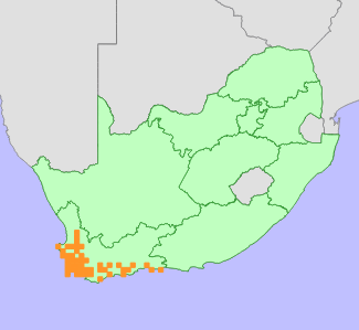 Distribution map