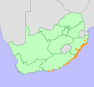 Distribution map