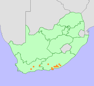 Distribution map